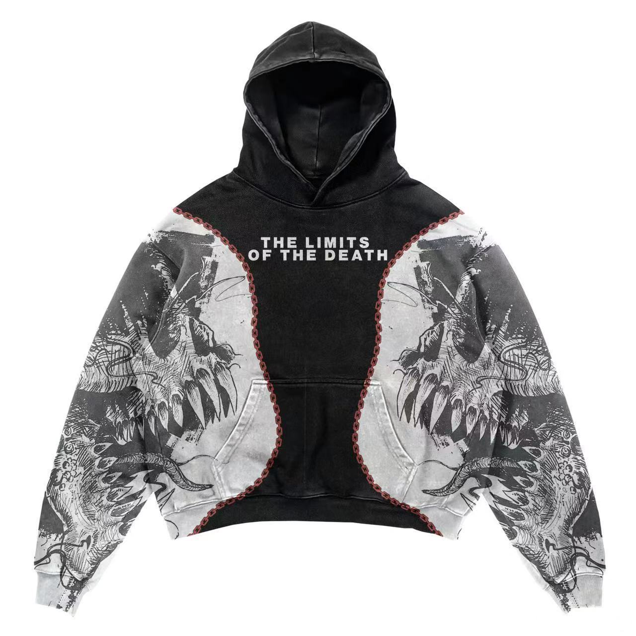 Men's Clothing Skull Hoodie Vintage