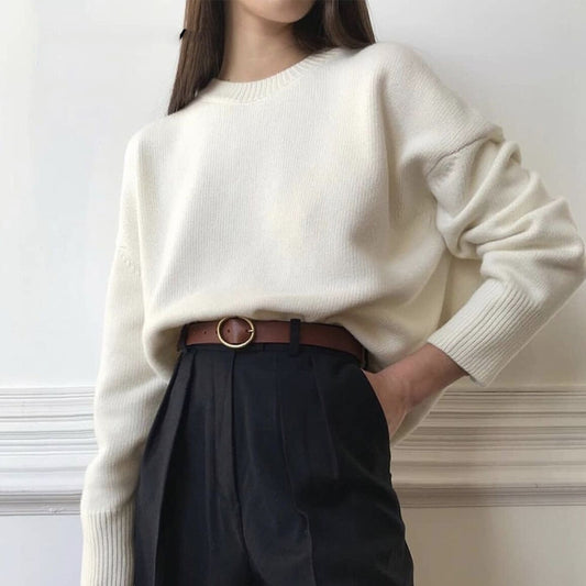 Long Elastic Sweaters Sweater women