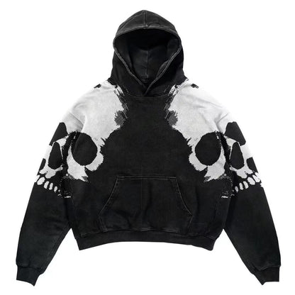 Men's Clothing Skull Hoodie Vintage