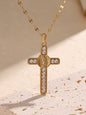 Cross Necklaces, High-end Stainless Steel Necklaces, Women's Collarbone Chains, Hot Selling Accessories For Women