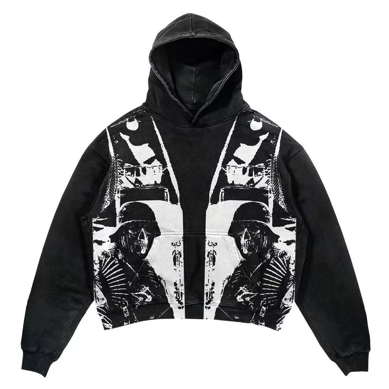 Men's Clothing Skull Hoodie Vintage